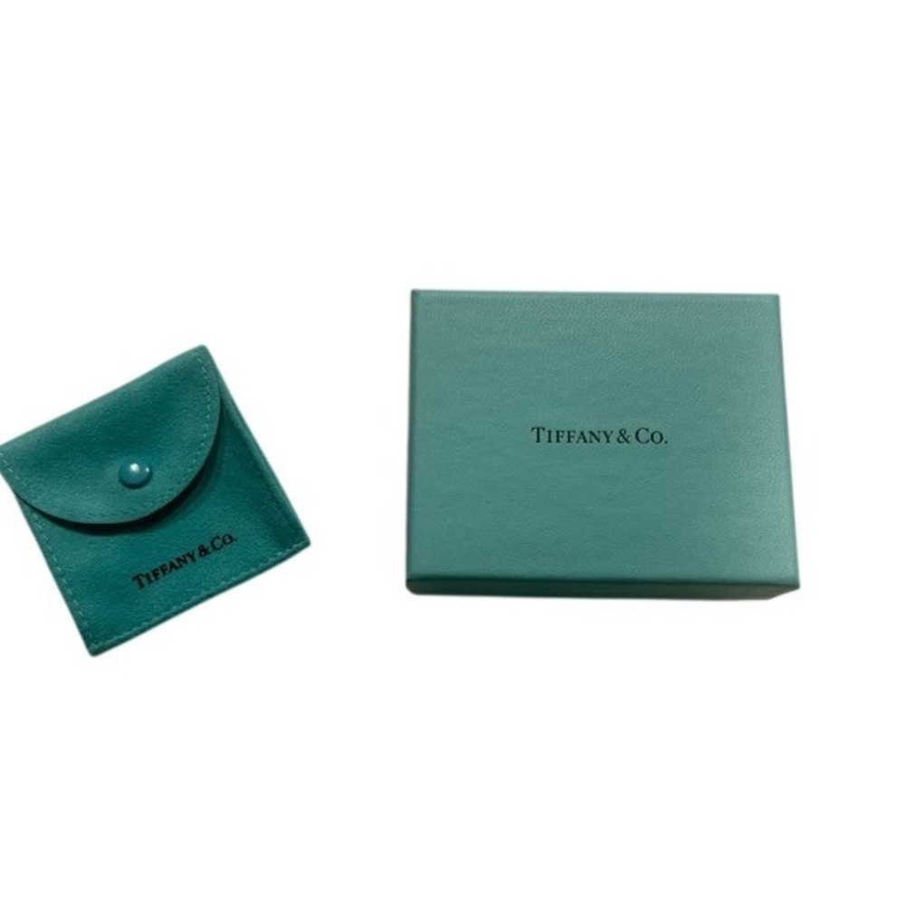Tiffany & Co Jewelry Box and Pouch Set Blue Gift Packaging Snap Suede Bag